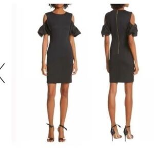 Ted Baker Salnie cold shoulder dress. Worn 1x. Retail 395